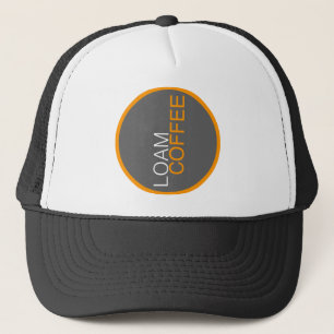 Loamkaffetruckerkeps - b/w truckerkeps