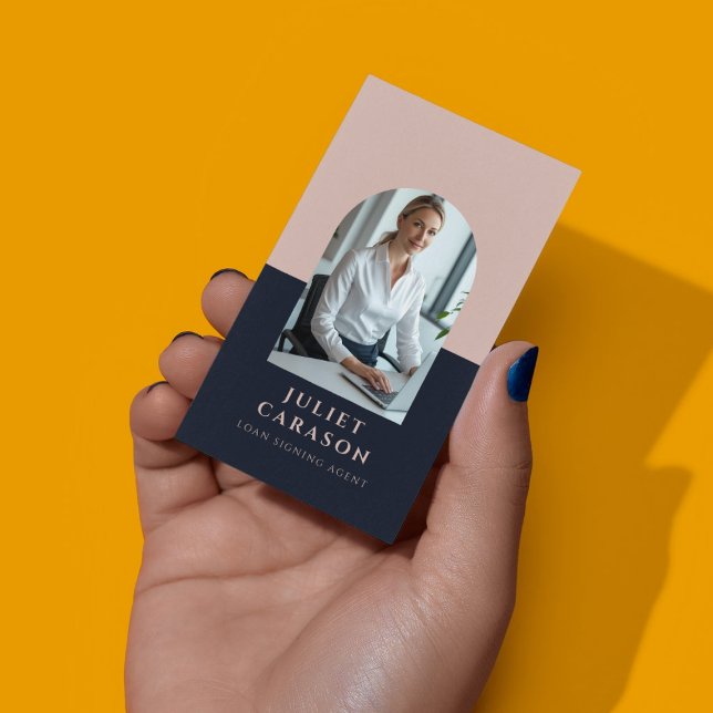 Loan signing agent notary public arch photo  visitkort (Skapare uppladdad)