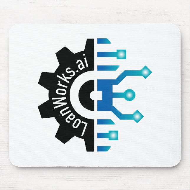 LoanWorks Gear+ Mouse Pad - vit Musmatta (Framsidan)