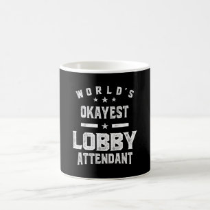 Lobby Attendant Job Title Gift Kaffemugg