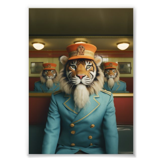 Lobby Tiger Fototryck (Framsidan)