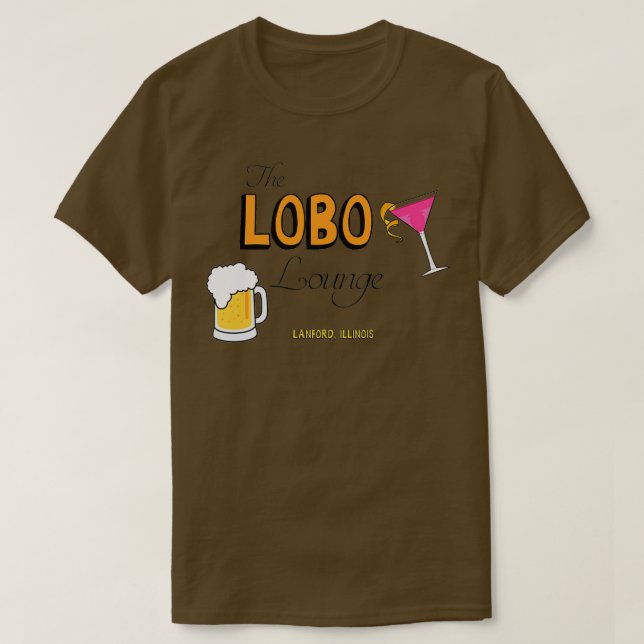 Lobo Lounge Roseanne T Shirt (Design framsida)