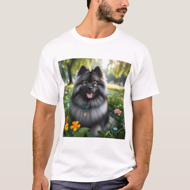 Lobo Pomerania - Wolfspitz T Shirt (Framsida)
