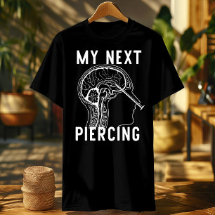 Lobotomy Shirt My Next Piercing,roligt ikoneminne T