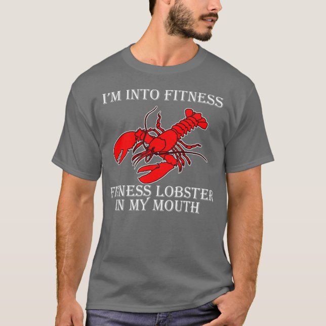 Lobstah Maine Karta humster pot Maine lobster T Shirt (Framsida)