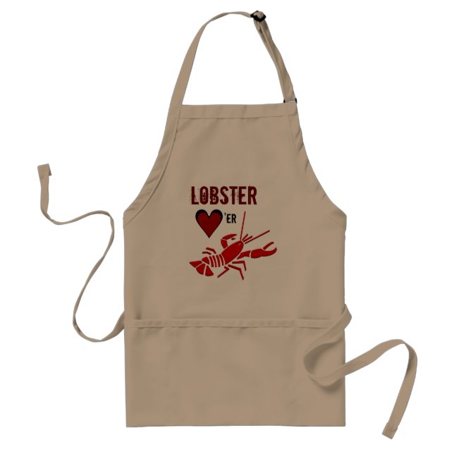 Lobster Älskare Aprons Förkläde (Framsidan)