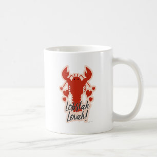 Lobster Älskare Funny Shellfish Motto Kaffemugg