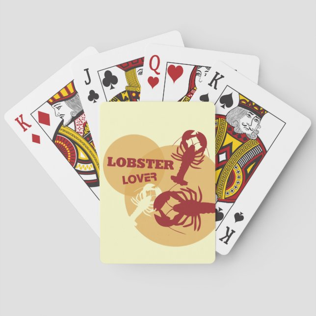 Lobster Älskare Spel Kort (Baksidan)