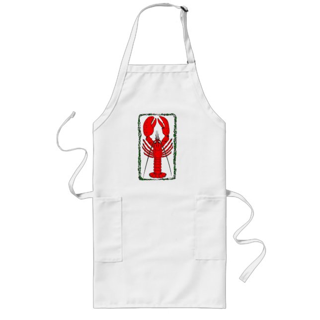 Lobster Apron Långt Förkläde (Framsidan)