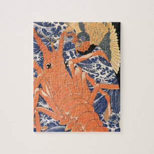Lobster av Utagawa Kuniyoshi Pussel