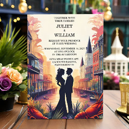 Lobster Beach Ocean Summer New Orleans Bröllop Inbjudningar