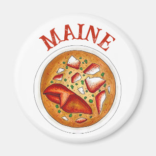 Lobster Bisque Soppa Seafood Food Cooking Maine ME Magnet