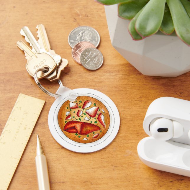 Lobster Bisque Soppa Seafood Food Cooking Maine ME Nyckelring (Skrivbord)