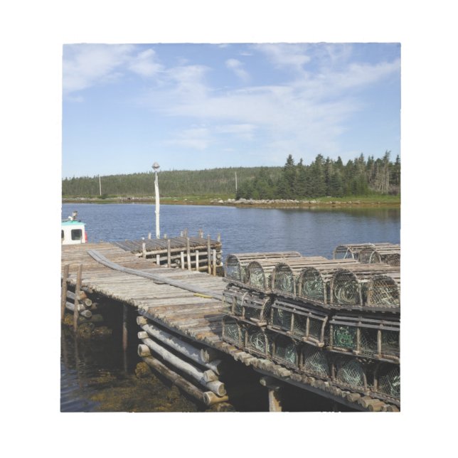 Lobster Boat, Mushaboom, Nova Scotia, Kanada Anteckningsblock (Framsida)