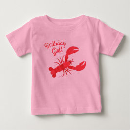 Lobster Boil Födelsedagsfest Cute Kids T Shirt