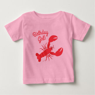 Lobster Boil Födelsedagsfest Cute Kids T Shirt