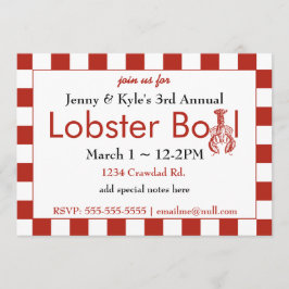 Lobster Boil-inbjudningar Inbjudningar