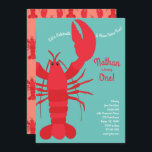 Lobster Boil Kids 1st Birthday Party Seafood Inbjudningar<br><div class="desc">En hummerboil Party är ett underbart sätt att fira ditt barn som firar sin födelsedag! Seafood älskare kommer att ha en explosion på en födelsedagsfest av hummertemat!</div>