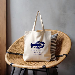 Lobster Bröllop Welcome Gift tote Bag Tygkasse