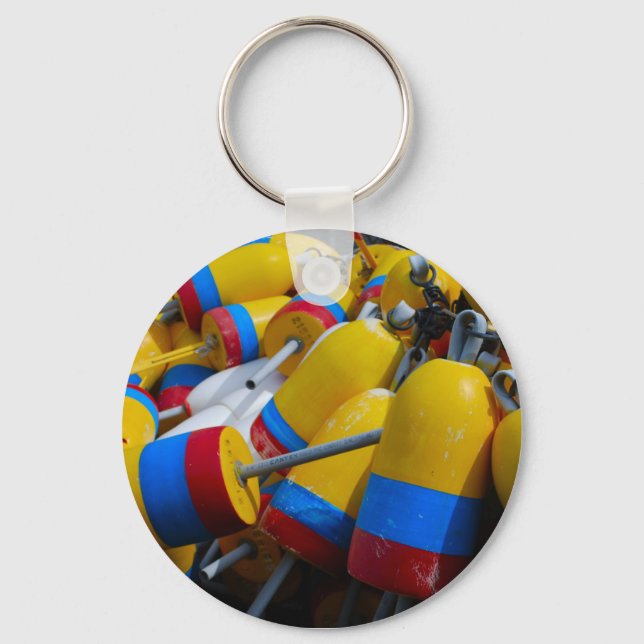 Lobster Buoy Keychain - 1 Nyckelring (Framsida)