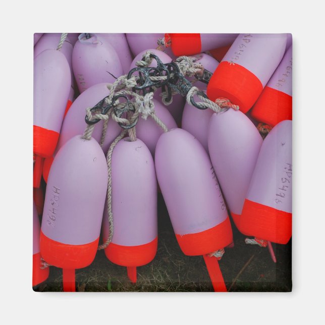 Lobster Buoy Refrigerator Magnet - 2 (Framsidan)