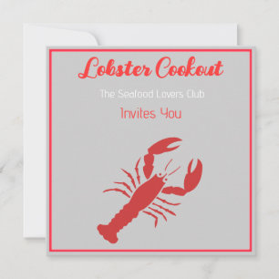 Lobster Cookout Inbjudningar