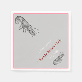 Lobster-cookout Pappersservett