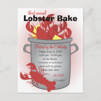 Lobster Dinner Inbjudningar