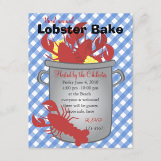 Lobster Dinner Inbjudningar