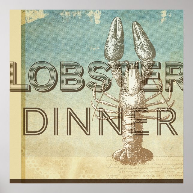 Lobster Dinner Poster (Framsidan)