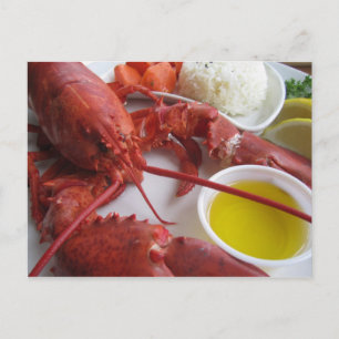 Lobster Dinner Vykort