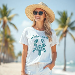 Lobster-Fisherman Core-Hawaiian-Tropical- T Shirt