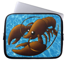 Lobster för Orange av akut Tecknad Laptop Fodral