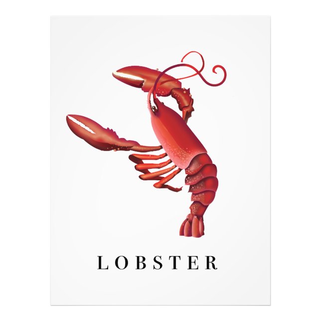 Lobster Fototryck (Framsidan)