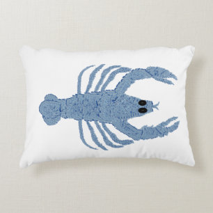 Lobster Ginger Burk burk-teckning Skriv ut dekorfä Prydnadskudde