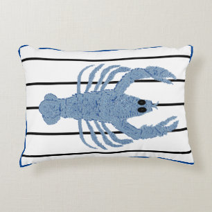 Lobster Ginger Burk burk-teckning Skriv ut dekorfä Prydnadskudde