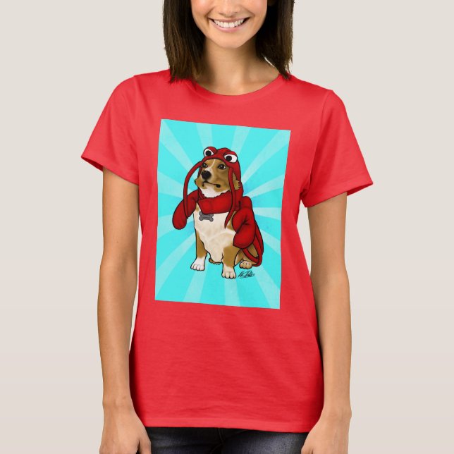Lobster Hund T-Shirt (Framsida)
