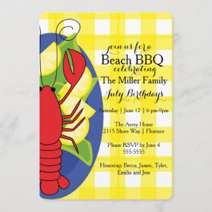 Lobster-inbjudan Inbjudningar