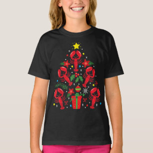 Lobster jul Ornament Träd Funny Julafton Gift T Shirt
