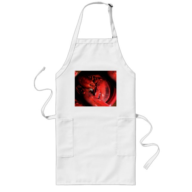 Lobster Klo Långt Förkläde (Framsidan)