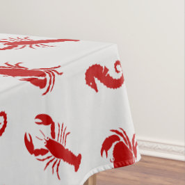 Lobster krab seahorse crimson light grått mönster