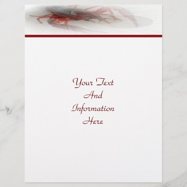 Lobster Letterhead (Framsida)