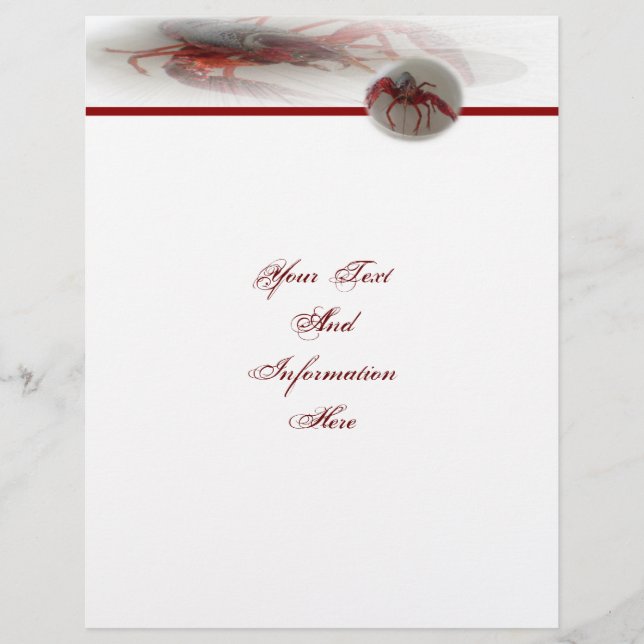 Lobster Letterhead (Framsida)