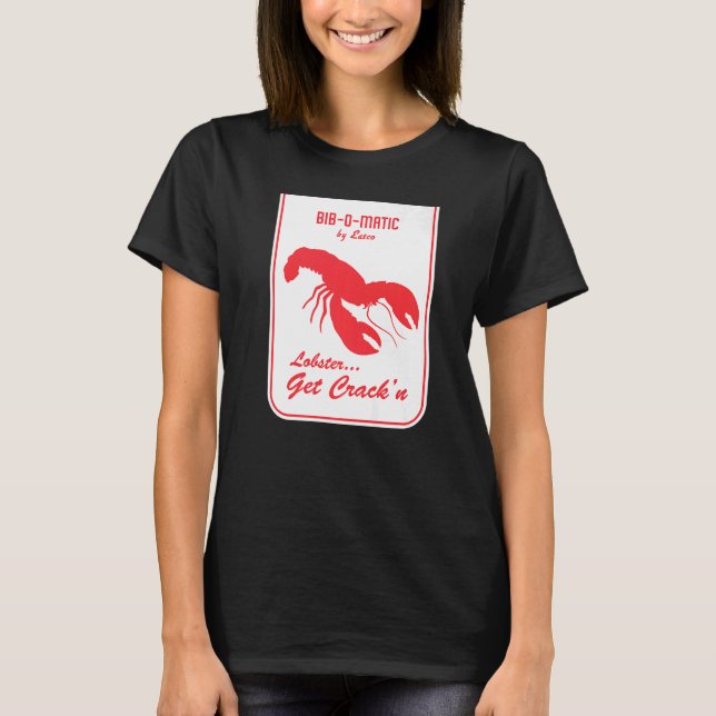 Lobster Maine New England Seafood Shore Dinner Cho T Shirt (Framsida)