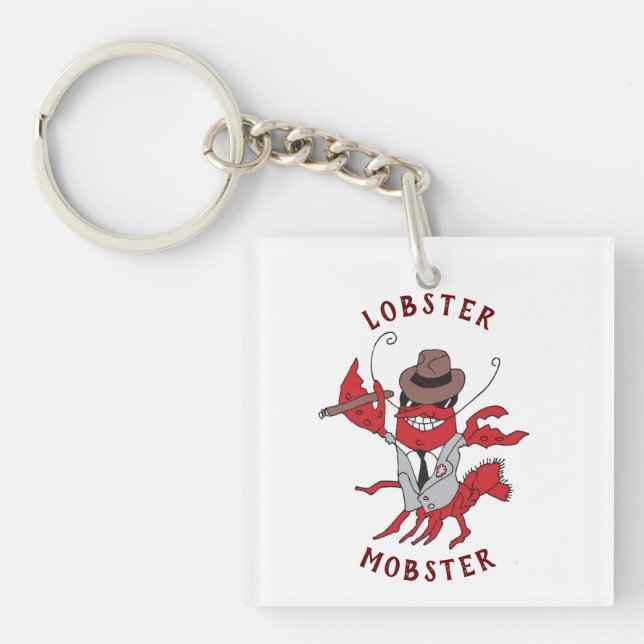 Lobster Mobster 🦞 Tecknad Gangster (Framsidan)