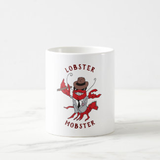 Lobster Mobster 🦞 Tecknad Gangster Kaffemugg
