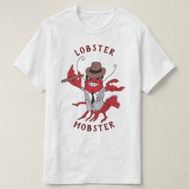 Lobster Mobster 🦞 Tecknad Gangster T Shirt