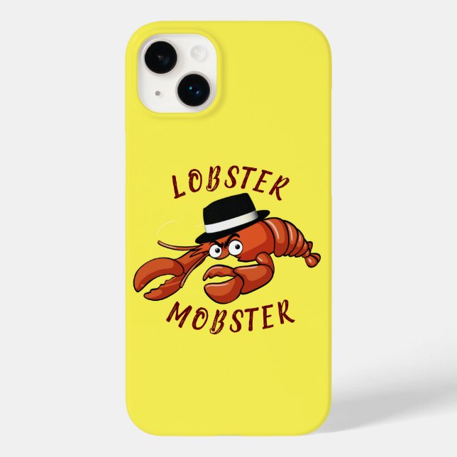 Lobster Mobster 🦞 Wide Eyed Cute Tecknad Gangster (Baksida)