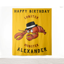 Lobster Mobster 🦞 Wide Eyed Cute Tecknad Gangster