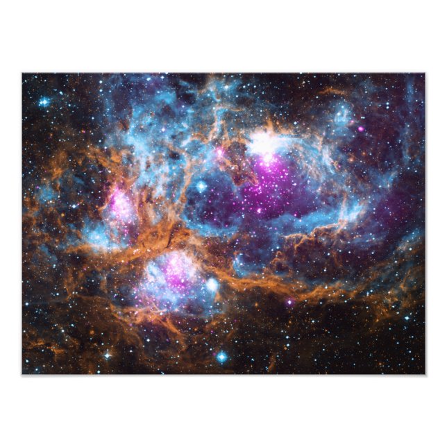 Lobster Nebula - Cosmic Winter Wonderland Fototryck (Framsidan)